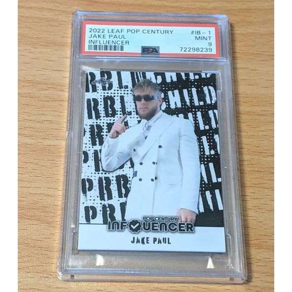 Jake Paul 2022 Influencer Rookie Card 9 MINT