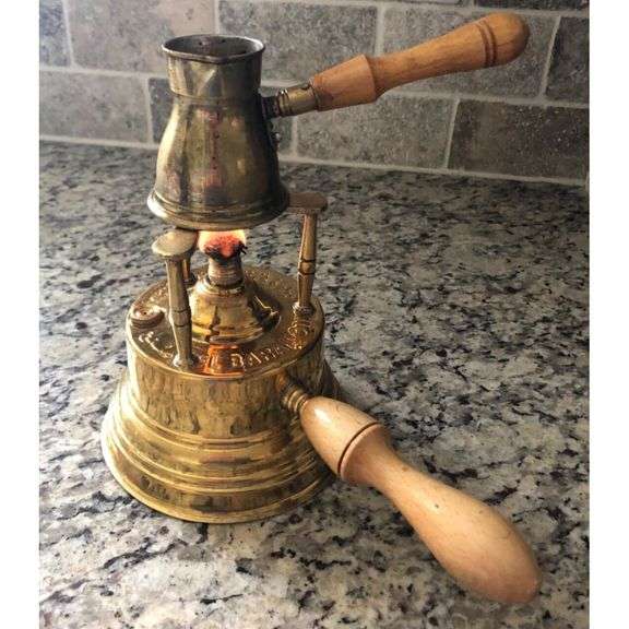 Egyptian Handmade Coffee Maker with Burner and Pot