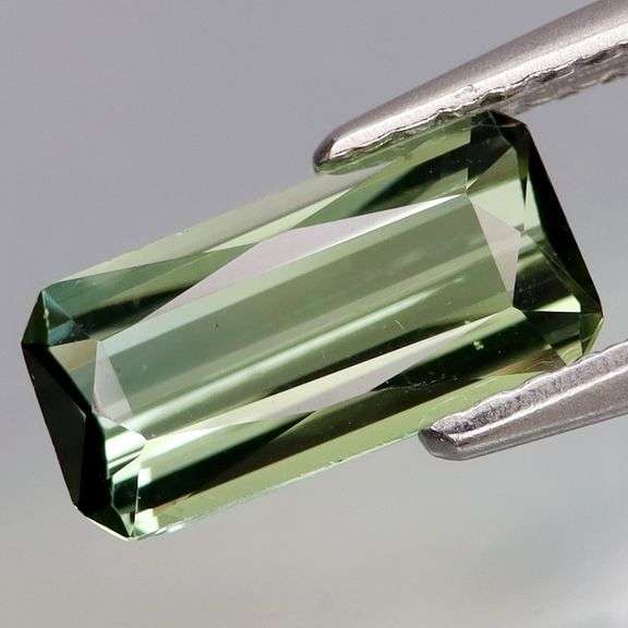 High grade 1.19ct radiant emerald cut eye clean Tourmaline