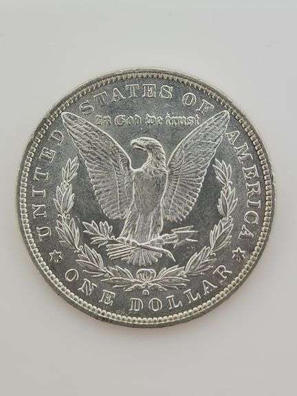 1880-O Morgan Silver Dollar, AU Quality