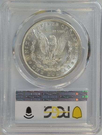 Gem BU 1879-S Morgan Silver Dollar. PCGS MS65