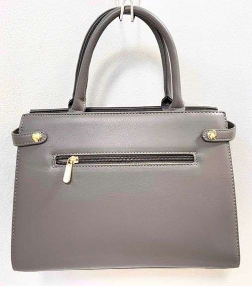Stylish Multi Textured Gray Color Designer Bag By David Jones-Paris