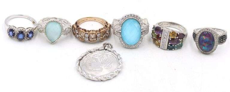 Group lot of Vintage 925 sterling silver mixed jewelry