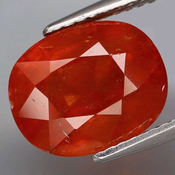 Heavy 6.55ct mandarin orange Spessartite Garnet