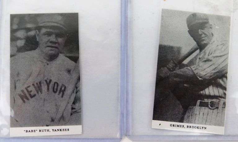 2 - 1993 Babe Ruth & Grimes Baseball Cards