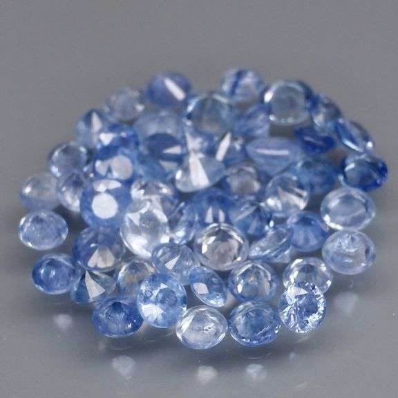 Exquisite 3.07ct 50 piece REAL Ceylon Sapphire set