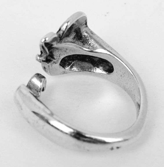 Vintage Sterling Silver Ram Ring, Size 8