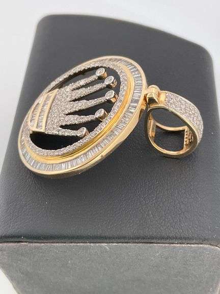 BRAND NEW CERTIFIED DIAMOND PENDANT. 3.00 CARATS