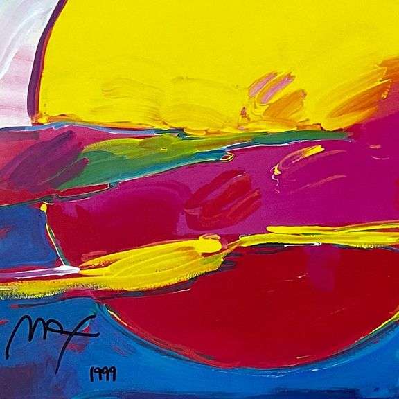New Moon II by Peter Max