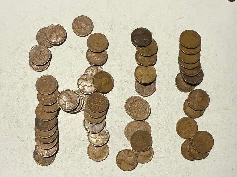 Roll of 1910 1916 S  Lincoln Cents