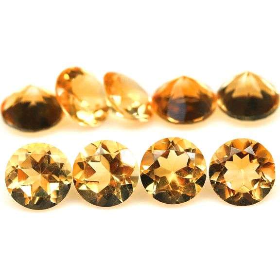 Ravishing 10.63ct top golden eye clean Citrine set