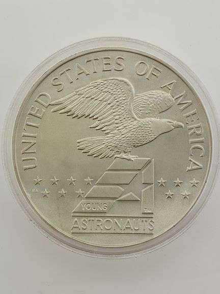 1988 America in Space One Troy Pound Silver Round - 12 oz. of .999 Silver