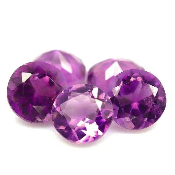 Amazing 17.50ct matched bright purple Amethyst set