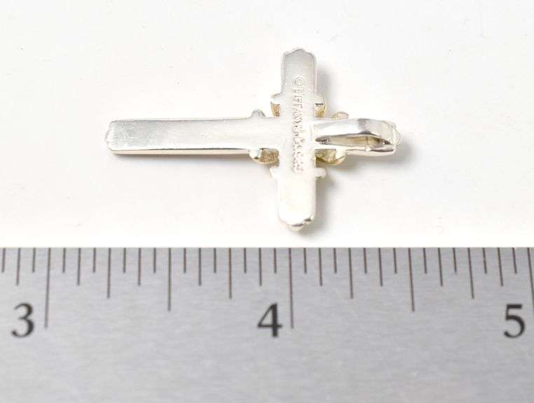 Tiffany and Co. Cross Pendant in Sterling Silver 4.3grams