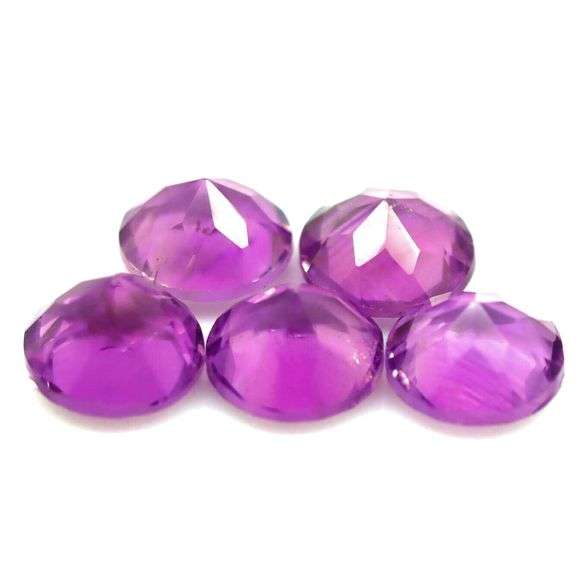 Amazing 17.50ct matched bright purple Amethyst set