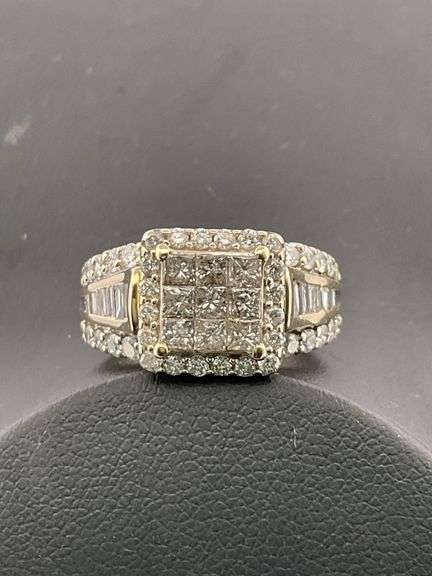 CERTIFIED 14K YELLOW GOLD DIAMOND RING
