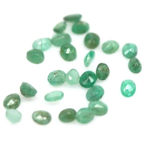 5.72ct 26 piece Zambian Emerald set