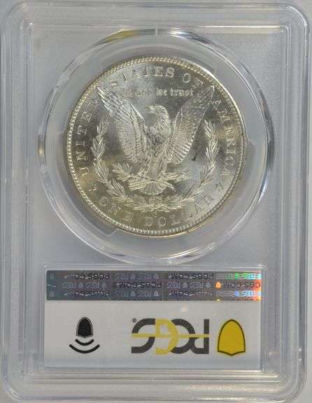 Premium Quality Gem BU 1880-S Morgan Silver Dollar. PCGS MS65