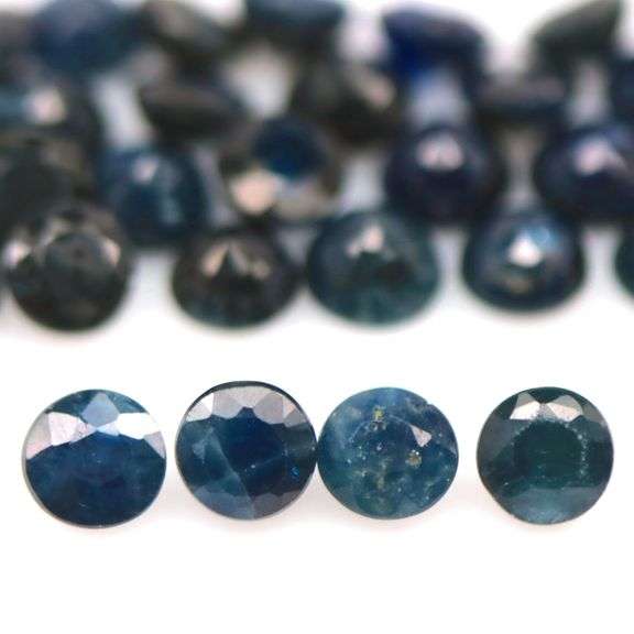 Heavy! 12.21ct cobalt blue Sapphire set from Madagascar