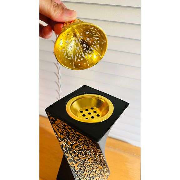 Black Bakhoor Burner