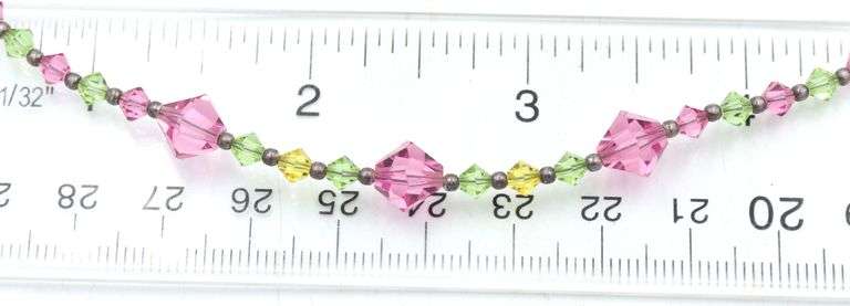 Group lot of 9 Vintage 925 sterling silver crystal beads bracelets