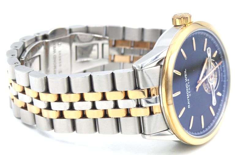 Raymond Weil Freelancer automatic 2-tone black dial watch