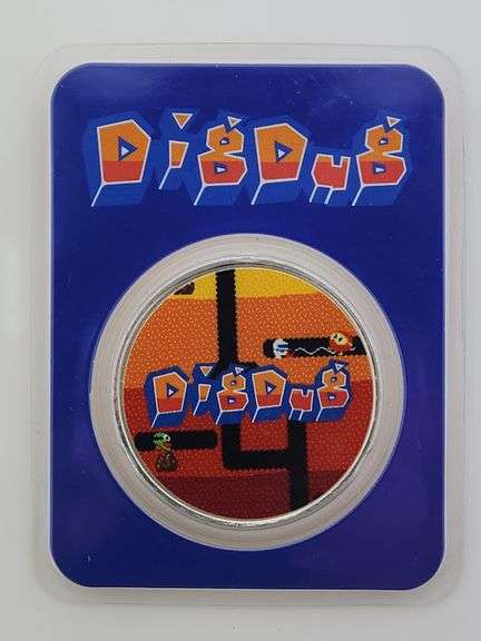 Dig Dug 40th Anniversary 1 Oz .999 Silver Round