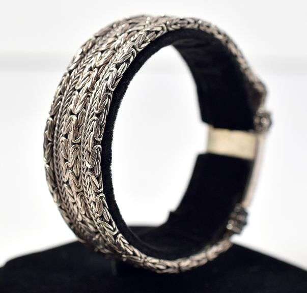 Multi Chain Bracelet in Sterling Silver 62.6grams