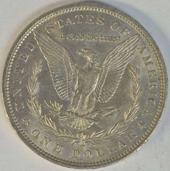 Lustrous near Mint 1889-O Morgan Silver Dollar. Scarce