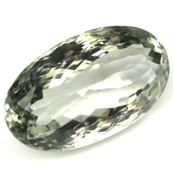 Huge! Brilliant! 37.14ct natural platinum green Amethyst
