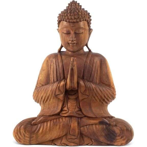 Handcarved Meditating Buddha
