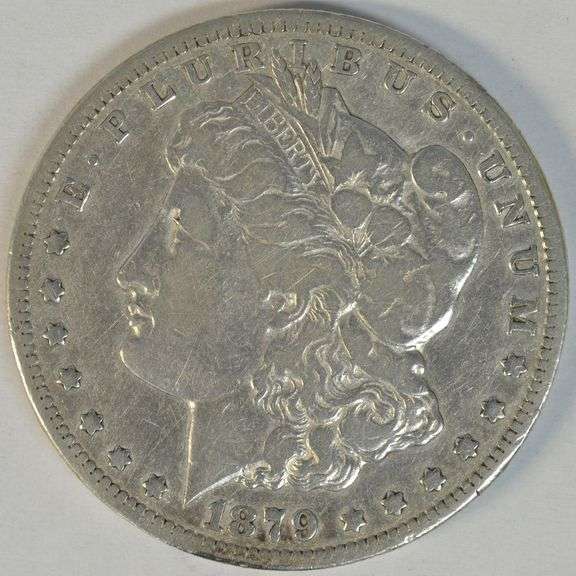 Upper end rare 1879-CC Morgan Silver Dollar