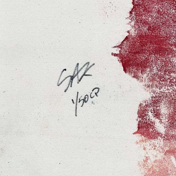 Jesus in Thorns by Steve Kaufman (1960-2010)