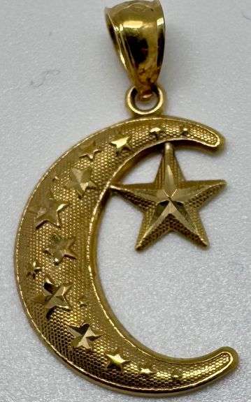 10K Yellow Islam Pendant