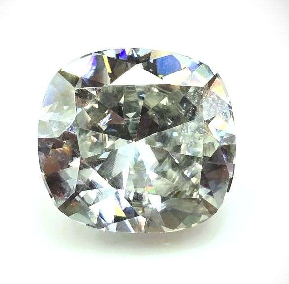 Huge Rare 11 Ct Sparkling VVs1 H-I Lab Simulated Diamond Solitaire