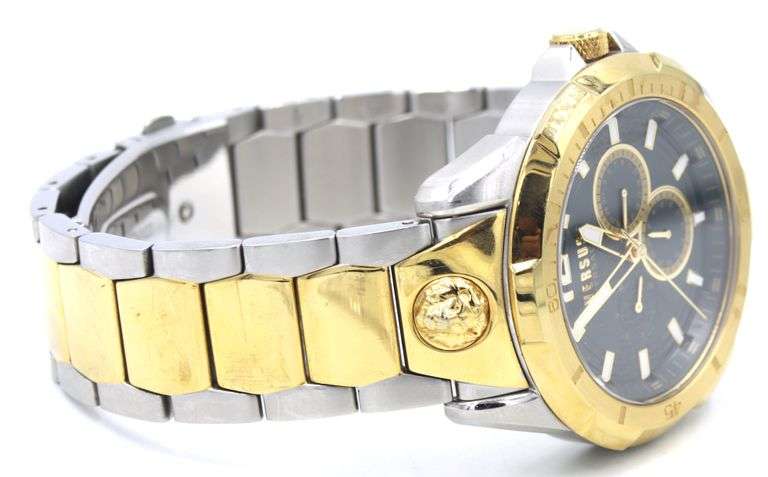 Versace Versus Runyon quartz 2-tone watch