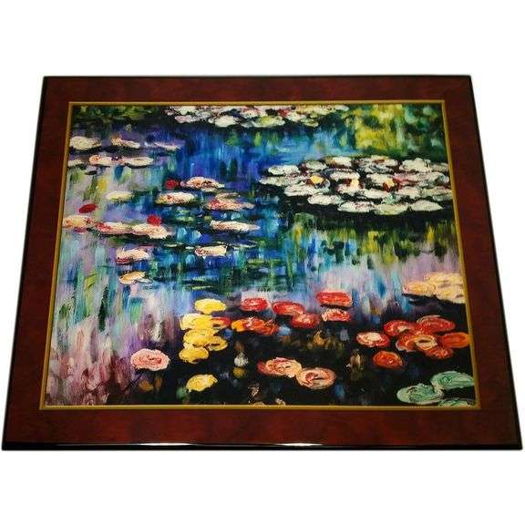 The Monet Water Lilies Musical Jewelry Box