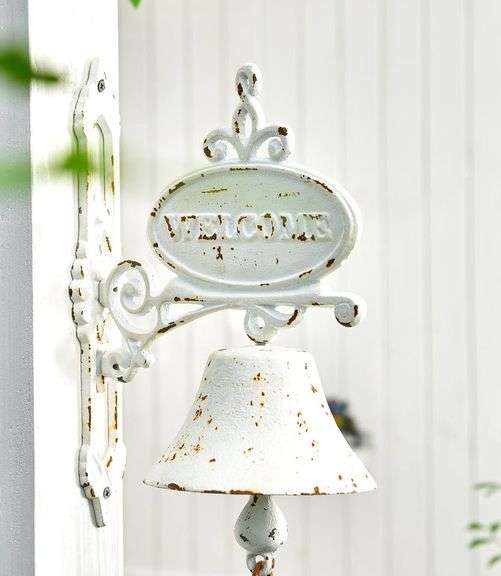 Rustic Cast Iron Wall Mounted Bell