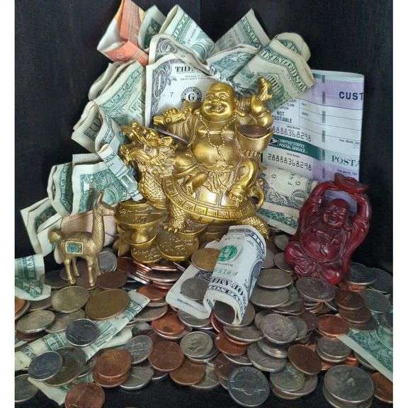 Brass Laughing Buddha Feng Shui for Wealth, Fortune, and Health