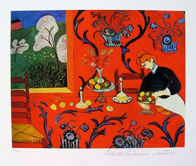 Collectible Limited Edition Henri Matisse, The Red Room