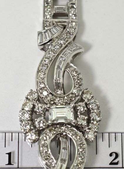 Valuable Vintage Platinum and Diamond Bracelet