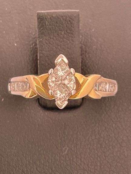 CERTIFIED BRAND NEW 14K LADIES DIAMOND ENGAGEMENT RING