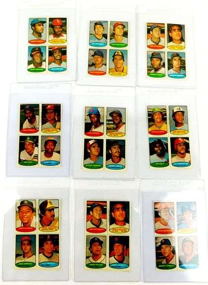 Lot of 36 Topps Baseball Stamps