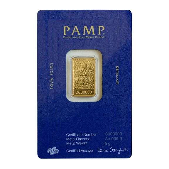 Arabian Horse 5 gram Pure Gold Bar Pendant