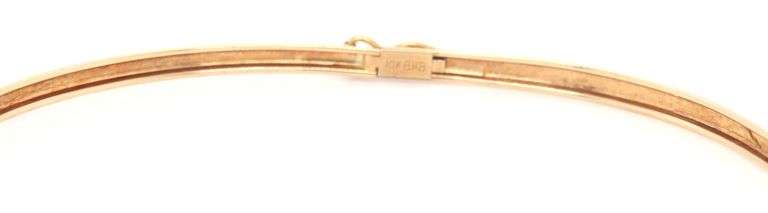 10kt Yellow gold bangle bracelet