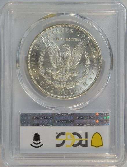 Gem BU 1879-S Morgan Silver Dollar. PCGS MS65
