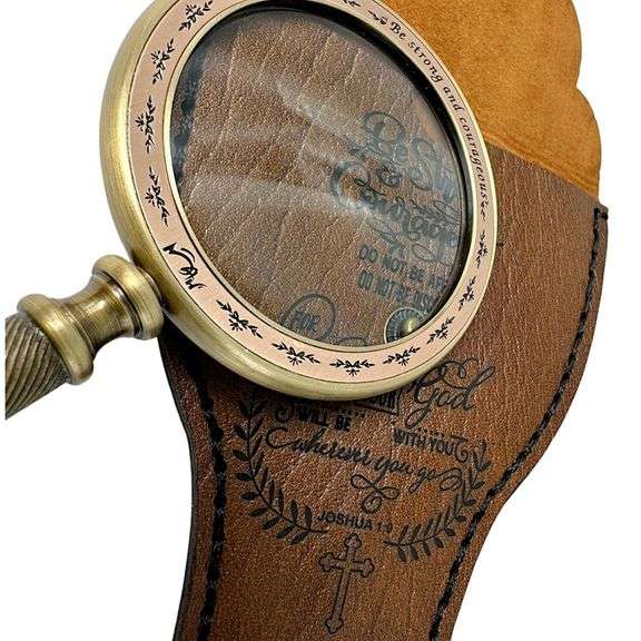 Antique Brass Magnifying Glass