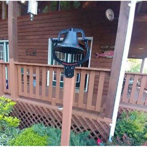 14-Inch Heavy Cast Iron Farmhouse Bell