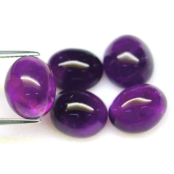 Royal purple! 31.84ct real Brazilian Amethyst set