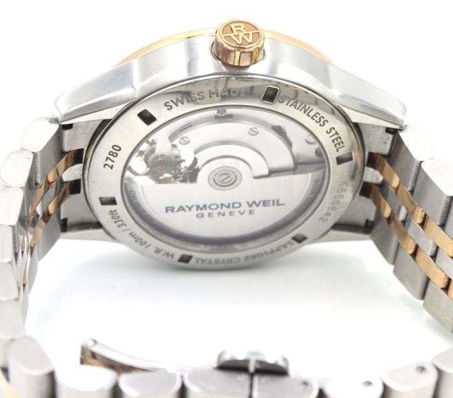 Raymond Weil Freelancer automatic 2-tone black dial watch